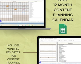 Monthly Content Planner, Content Prompts, and Hashtag Organization Spread Sheet for Social Media Management  : May-Dec 2021