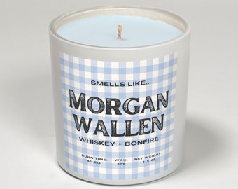 Gift for Morgan Wallen fan, Gift for Country Music Fan, Soy Wax Candle