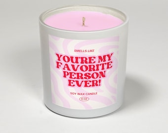 Personalized Soy Wax Candle: Custom Candle Gift