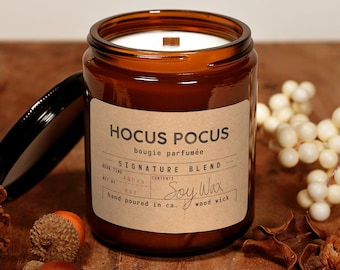 Hocus Pocus Candle | Soy Wax | Hand-Poured | Small Batches | Scented Candle