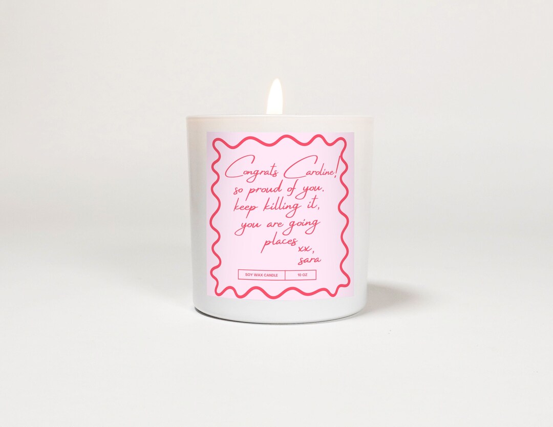 Candle With Name, Custom Candle, Personalized Candles, Custom Candles