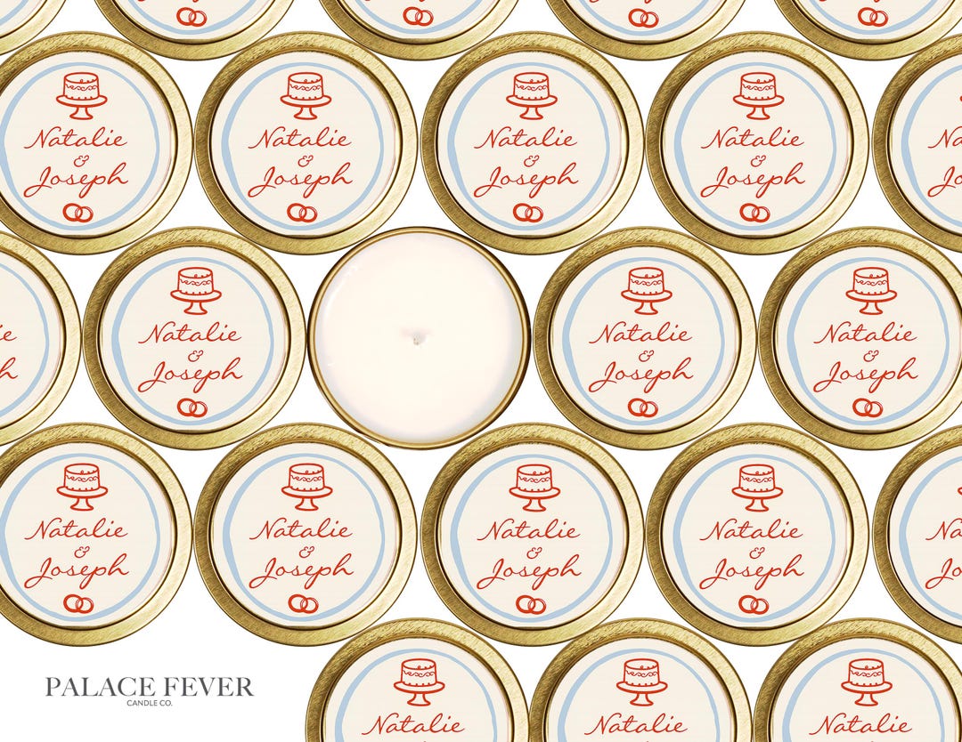Bulk Wedding Candle Favors: Gold Tin Soy Wax Candles - Etsy