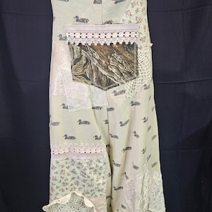 Moss & Mallard Patchwork Overalls Size/S