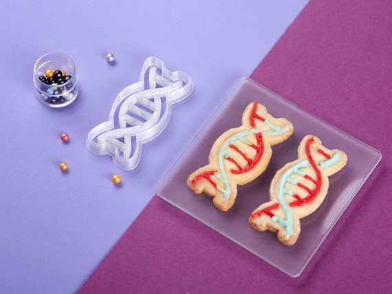 DNA Keksausstecher | Labor Plätzchenausstecher | Geschenk Medizinstudent | Geschenk Arzt | Individuelle Keksformen