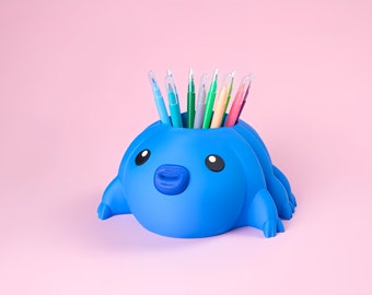 Tardigrade Gift, Kawaii Animal Planter, Kawaii Succulent Pot, Biology Science Gift, Water Bear Gift, Science Planter, Cute Biologist Gift