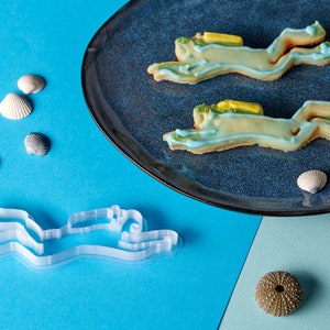 Diver Cookie Cutter | Marine Biology Cookie Cutter | Gift Biologist | Gift Surfer | Custom Cookie Cutters
