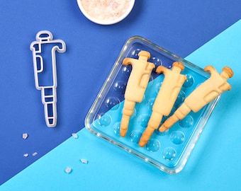 Micropipette Cookie Cutter | Chemistry Cookie Cutter | Gift Medical Student | Gift Doctor | Custom Cookie Cutters