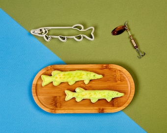 Pike Cookie Cutter - Fishing & Fish Cookie Cutter Set Pike Cookie Cutter Gift Father's Day