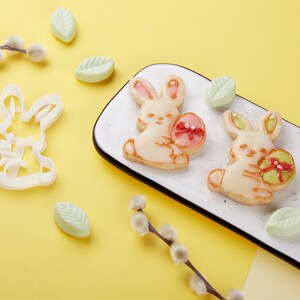 Easter bunny with easter egg cookie cutter | Easter cookie cutter | Gifts for Easter | For Easter presents | Individual cookie shapes