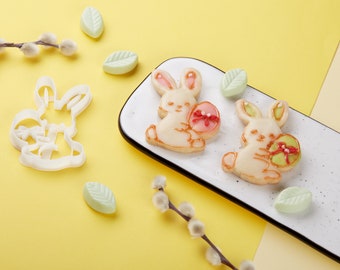 Easter bunny with easter egg cookie cutter | Easter cookie cutter | Gifts for Easter | For Easter presents | Individual cookie shapes