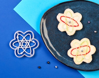 Atom Cookie Cutter | Chemistry Cookie Cutter | Gifts for Medical Students | Gifts for Doctors | Custom Cookie Cutters