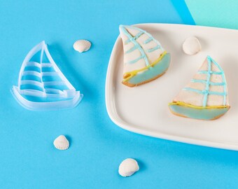 Sail boat Cookie Cutter | Marine Biology Cookie Cutter | Gift Biologist | Gift Surfer | Custom Cookie Cutters