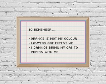 Lawyer Cross Stitch Etsy