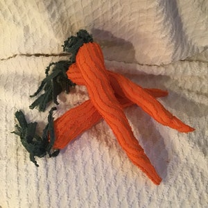 skinny Vintage Chenille Carrots 10-11&quot; long