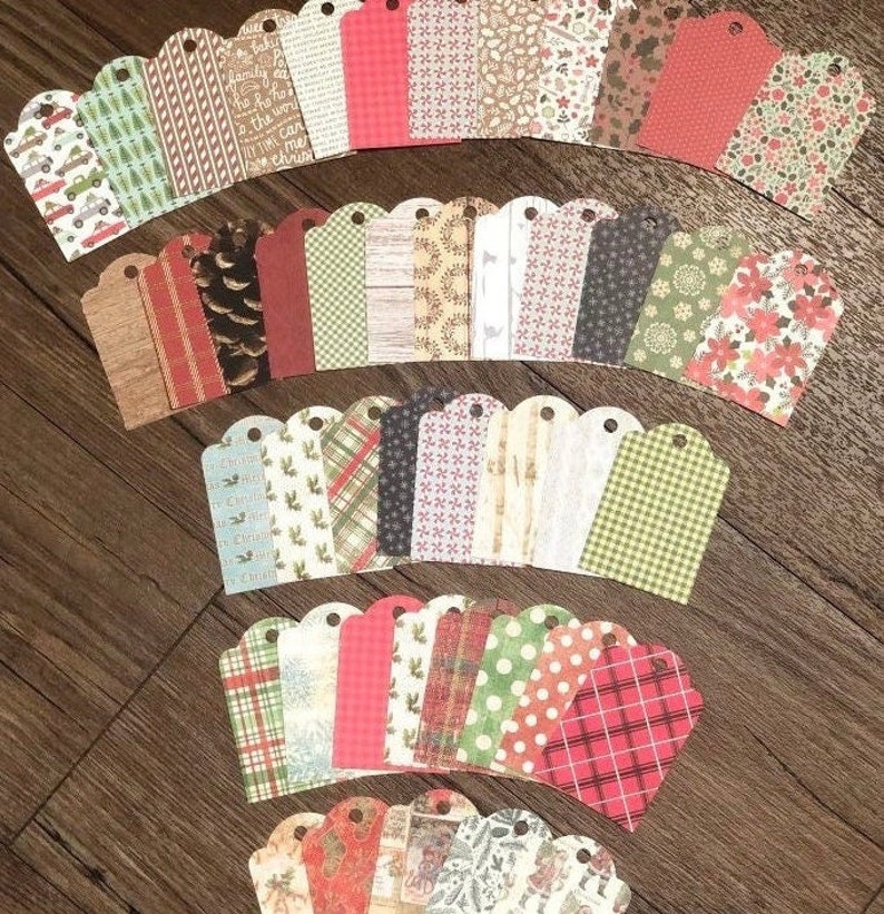 Assorted & Holiday Gift Tags, Flower Gift Tags, Patterned Gift Tags ...