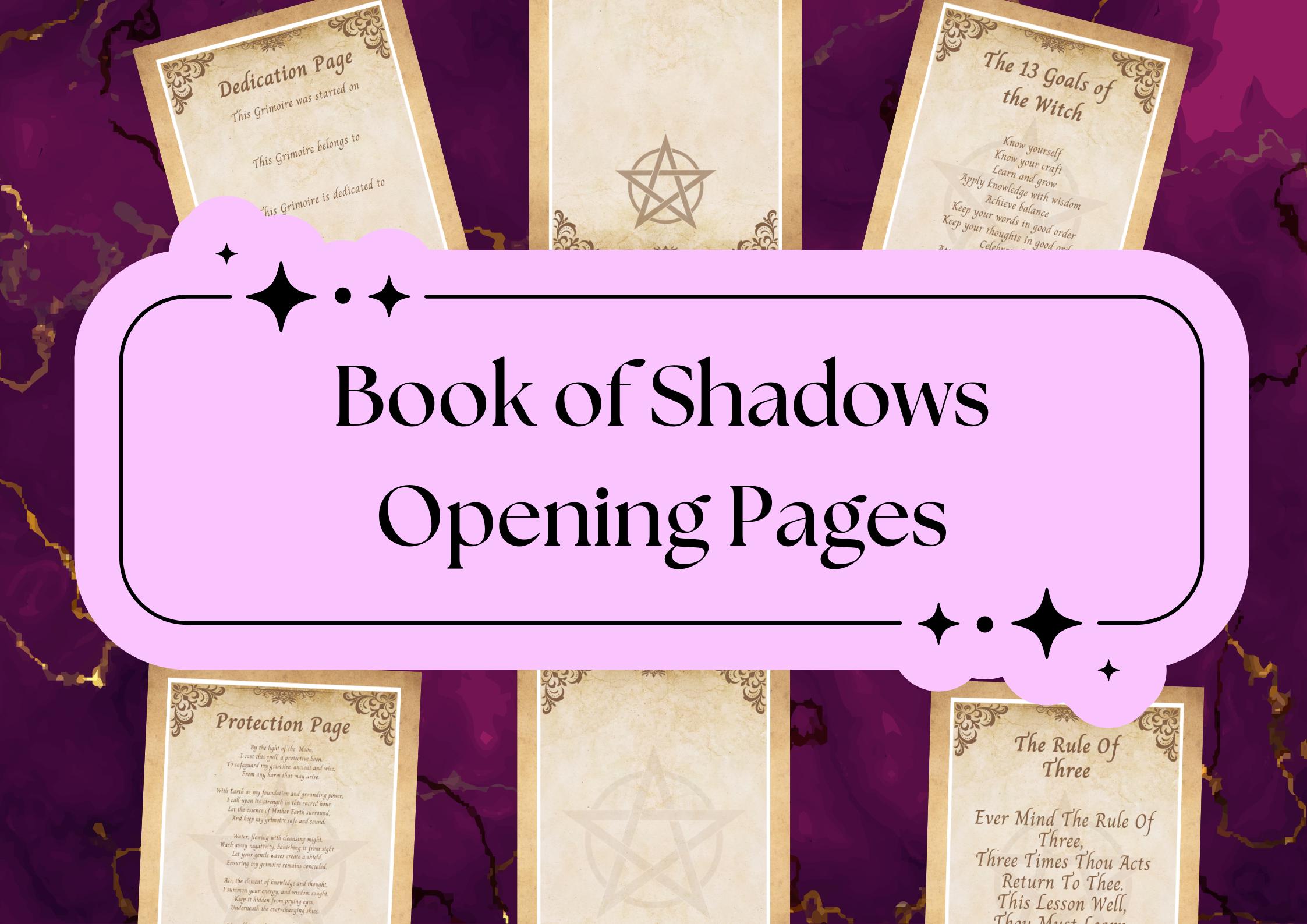 Grimoire Opening Pages, Grimoire Pages, Grimoire Protection Page, Book of Shadows Pages, Bos Protection Page, Printable Book of Shadows, - Etsy Grimoire Opening Pages, Grimoire Pages, Grimoire Protection Page, Book of Shadows Pages, Bos Protection Page, Printable Book of Shadows, - Etsy