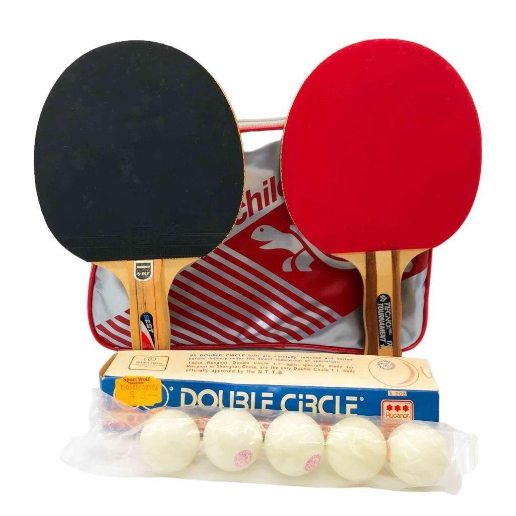Oreiller de corps Ping-pong raquettes et balles 