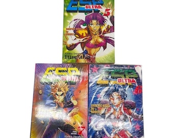 Vintage, New Hyper ESP Fantasia Ultra Vol. 5-7 Manga Komiksy Dreamarts Powieści graficzne Książki anime