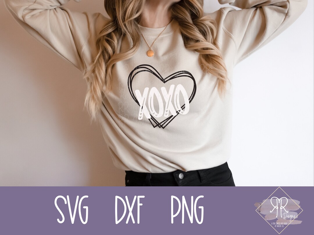 Hugs and Kisses Cut File for Shirts and Home Decor / Valentine Day Cut ...