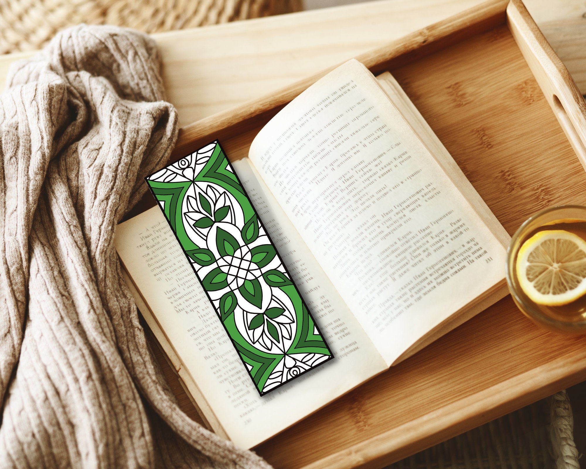 Printable Coloring Bookmarks, Set of 8 Abstract Mandala Designs for ...