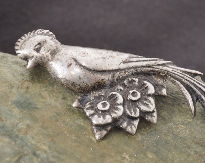 Antique Mexico Sterling Silver Bird Pin / Brooch - Etsy