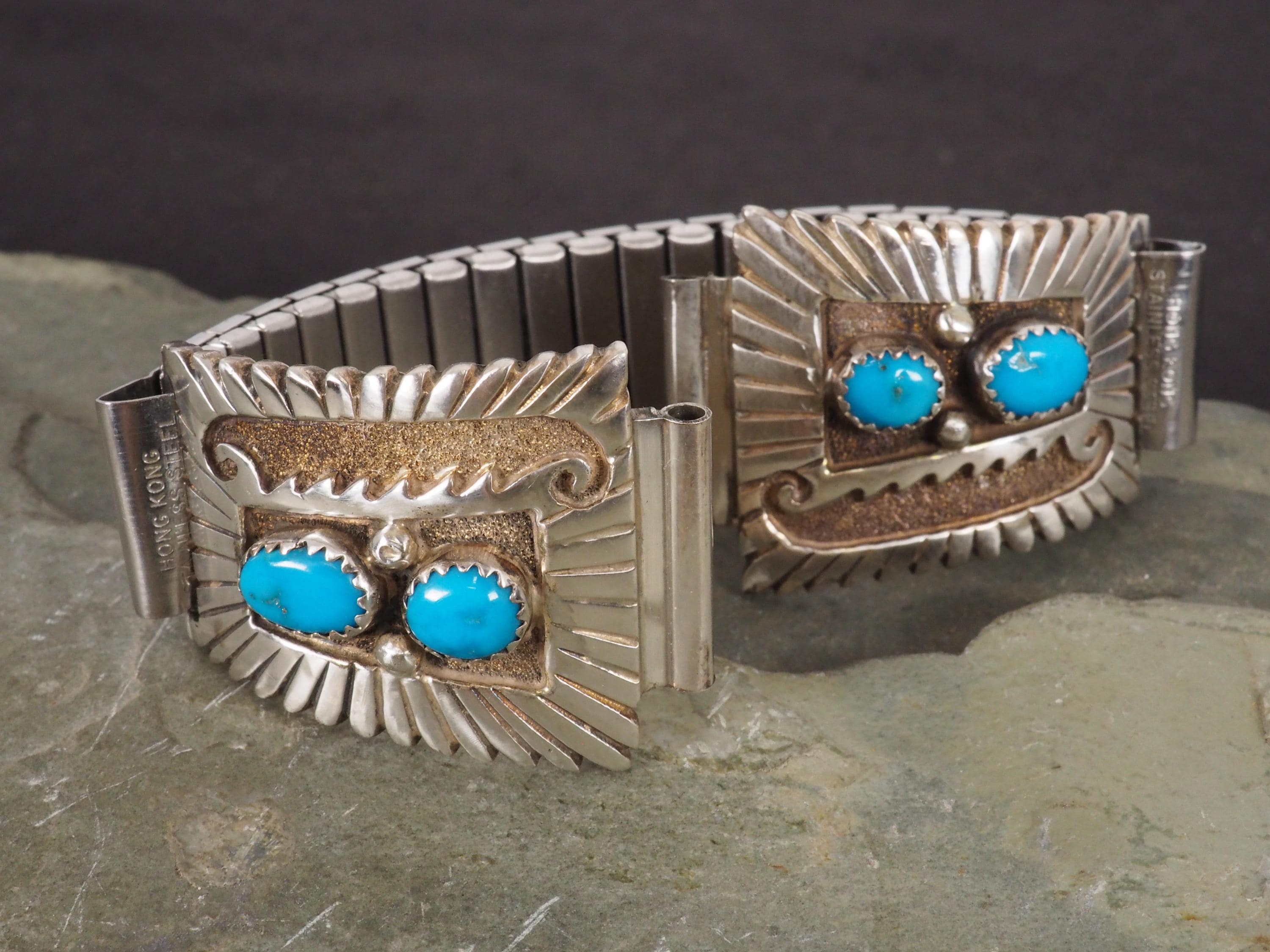 NAVAJO Jeff James Jr. ターコイズ 大ぶり 925 シルバー NAVAJO Jeff James Jr. ターコイズ 大ぶり 925 シルバー