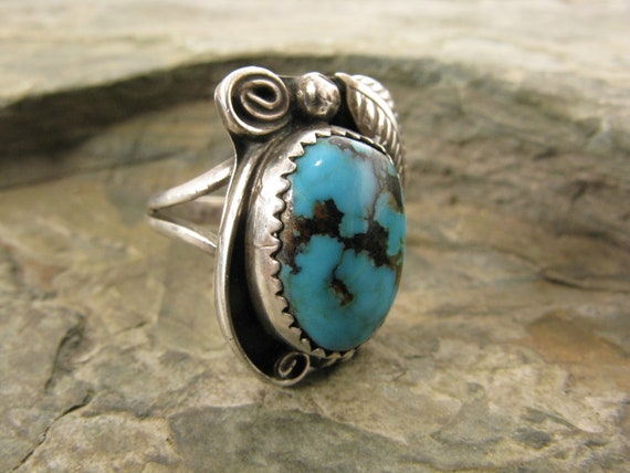 Vintage Calvin Tom Sterling Silver and Turquoise … - image 5