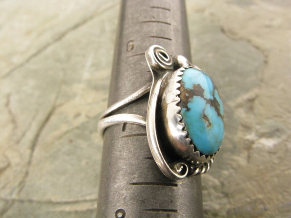 Vintage Calvin Tom Sterling Silver and Turquoise … - image 2