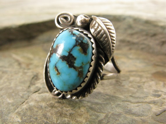 Vintage Calvin Tom Sterling Silver and Turquoise … - image 4