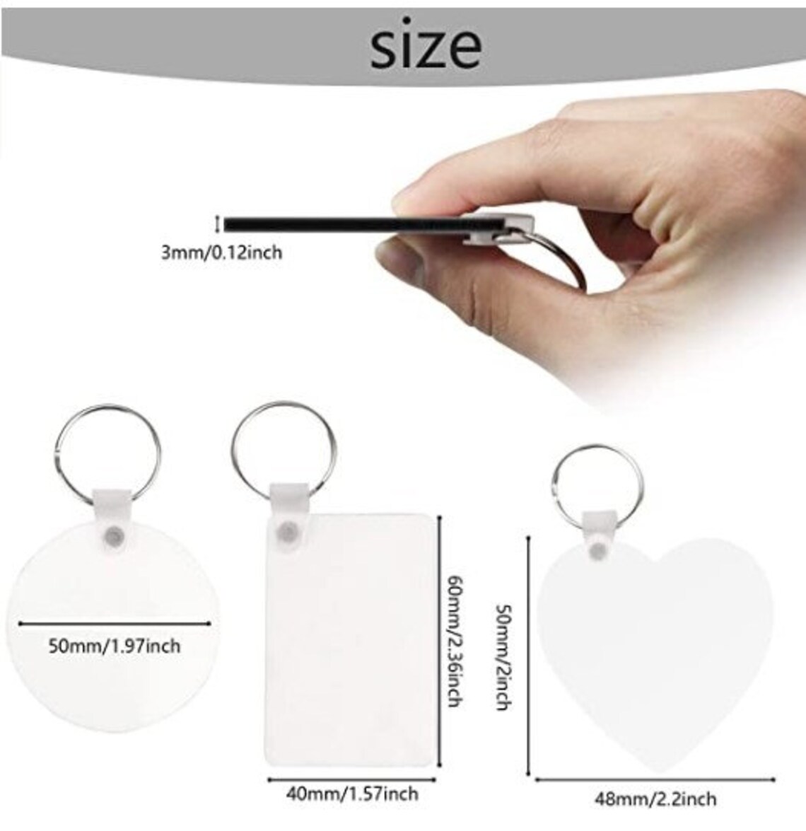 Personalized Keychain Double Sided Custom Keychain Photo Etsy UK