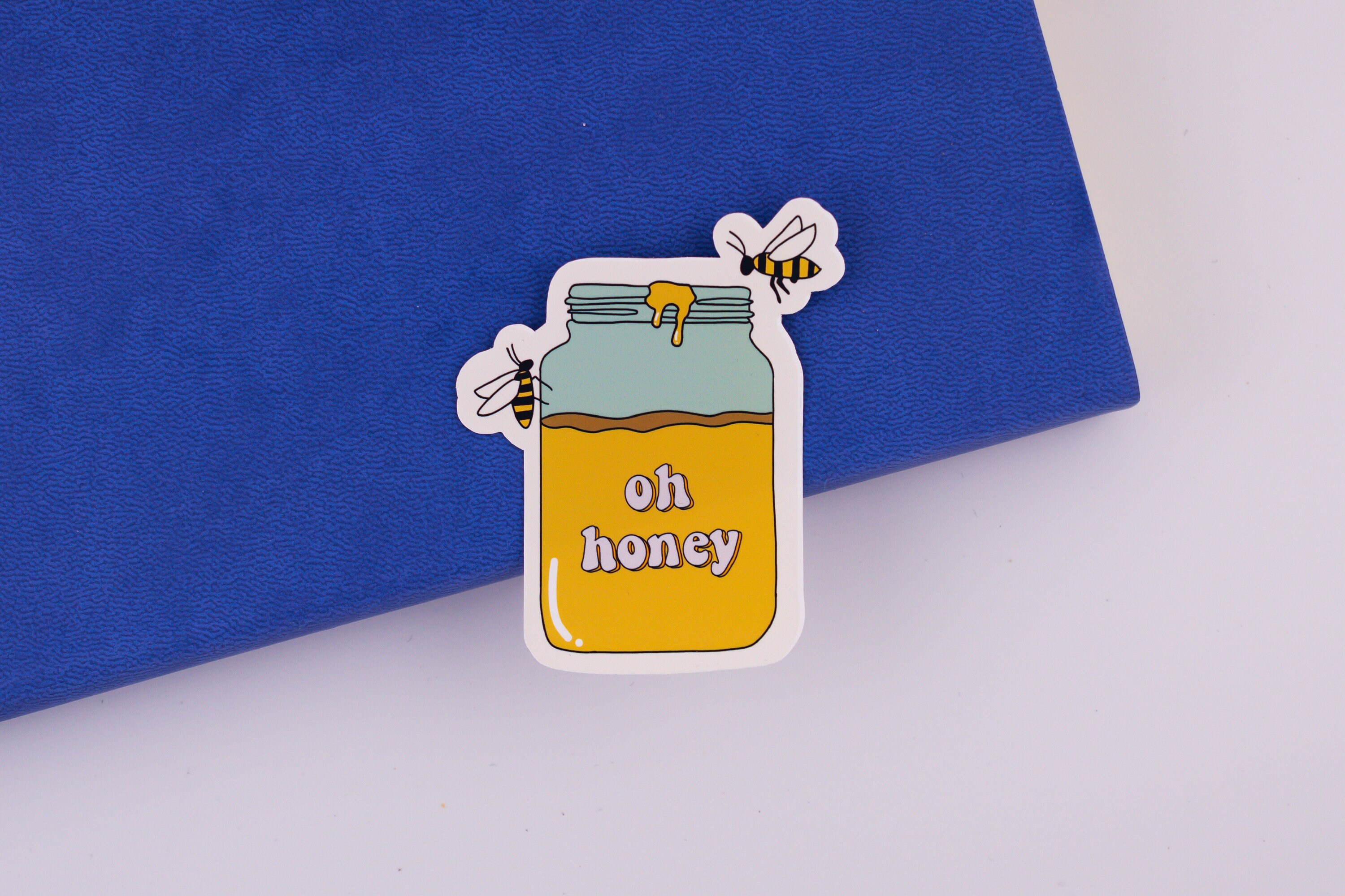 Oh Honey Sticker for Sale by Visual-Asylum