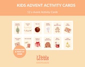 Printable Christmas Advent Activity Cards | Kids Advent Calendar