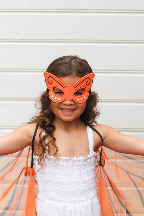 Butterfly Mask Multiple Colours Children's Dress up Costume - Main Image