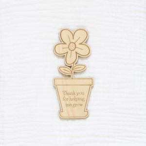 Teacher Gift | Wooden Flower Keepsake