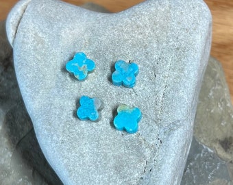 Turquoise Bead Cross Shape 8mm