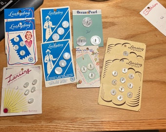 Vintage Pearl buttons
