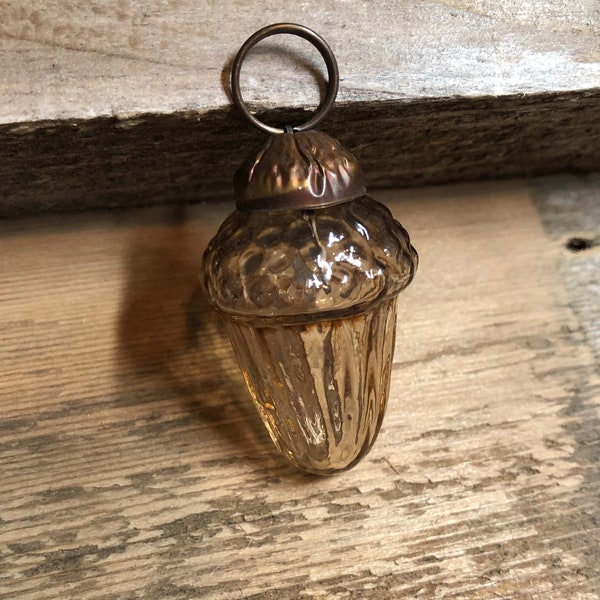 Glass Acorn Pendant