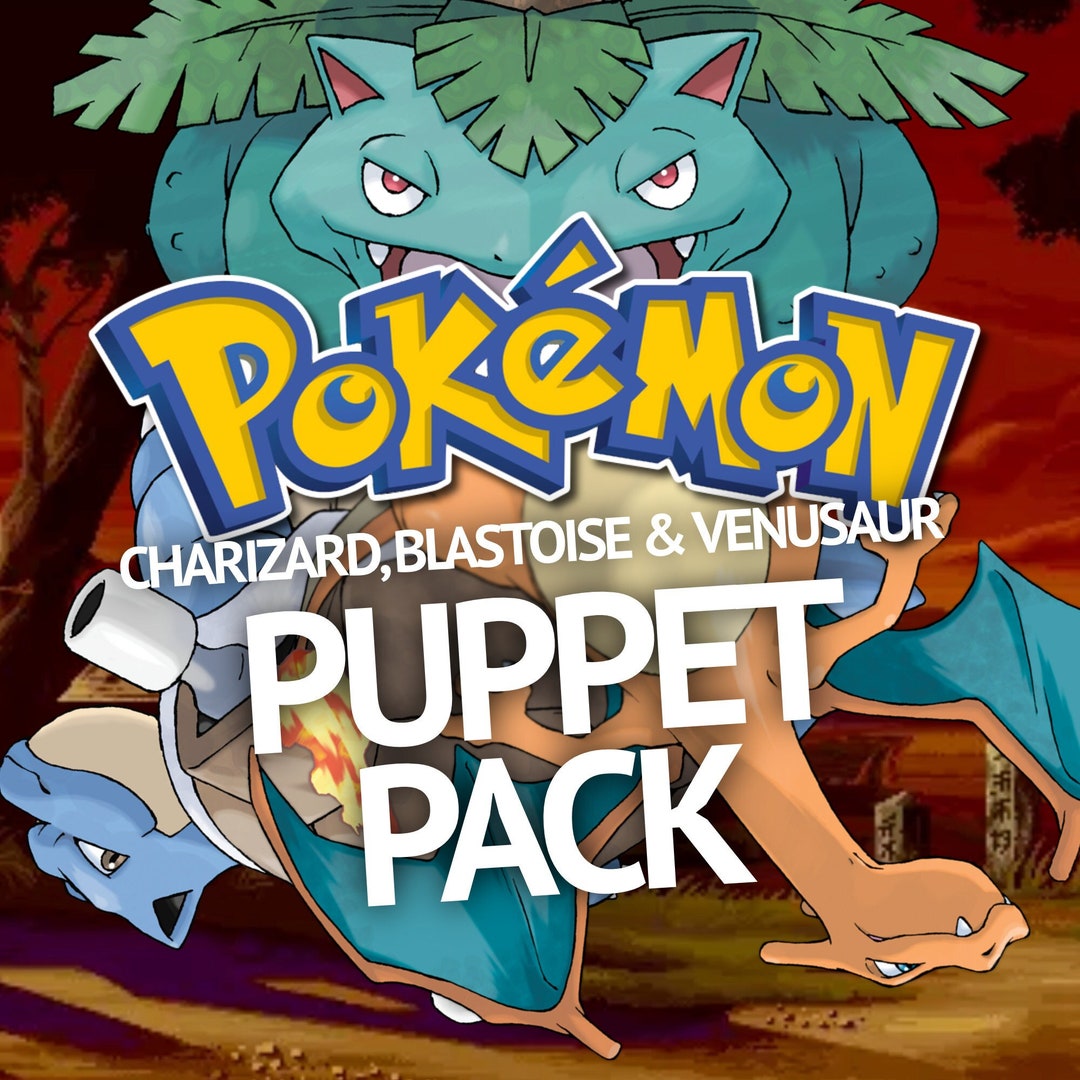Pokémon Animation Pack Charizard, Blastoise & Venusaur Perfect for