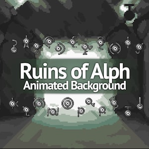 Ruins of Alph Pixel Art Animated Background and/or Overlay for Youtube, Twitch, Streaming, Vtuber, Wallpaper & More!