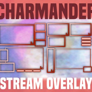 Pokemon Charmander Overlay GIF for Youtube, Twitch, Streaming, Vtuber ...