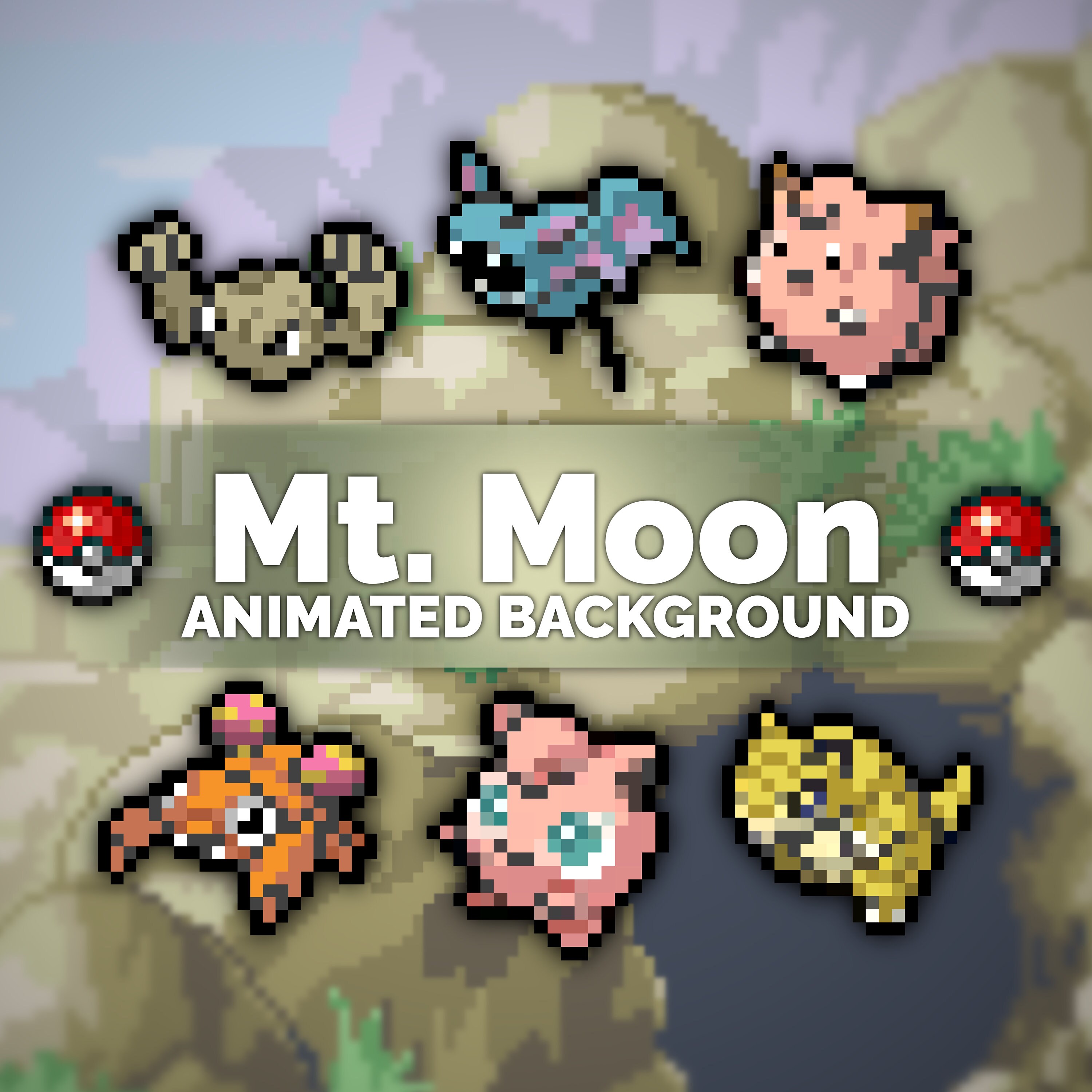 Pixel art-Meow in the moon's embrace 🥰🫰❤️😍🫶#pixel7 #pixelart #popu