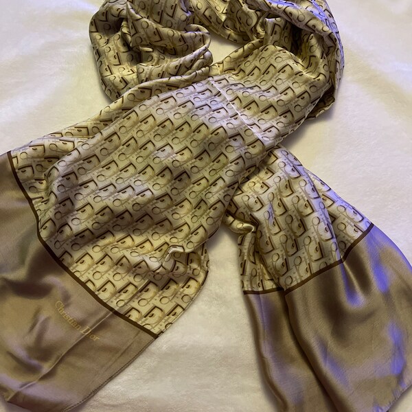 Luxury Long Silk Scarf