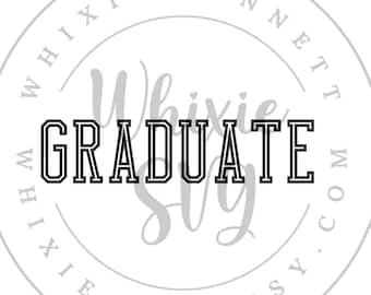 Graduate SVG Design: PNG, Text File (Digital Download)