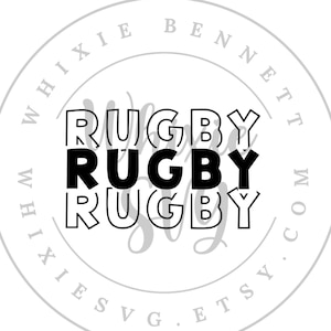 Rugby SVG, Rugby PNG, Rugby Digital Download, Rugby Shirt Design, Rugby Sublimation Design, Rugby Gift Design