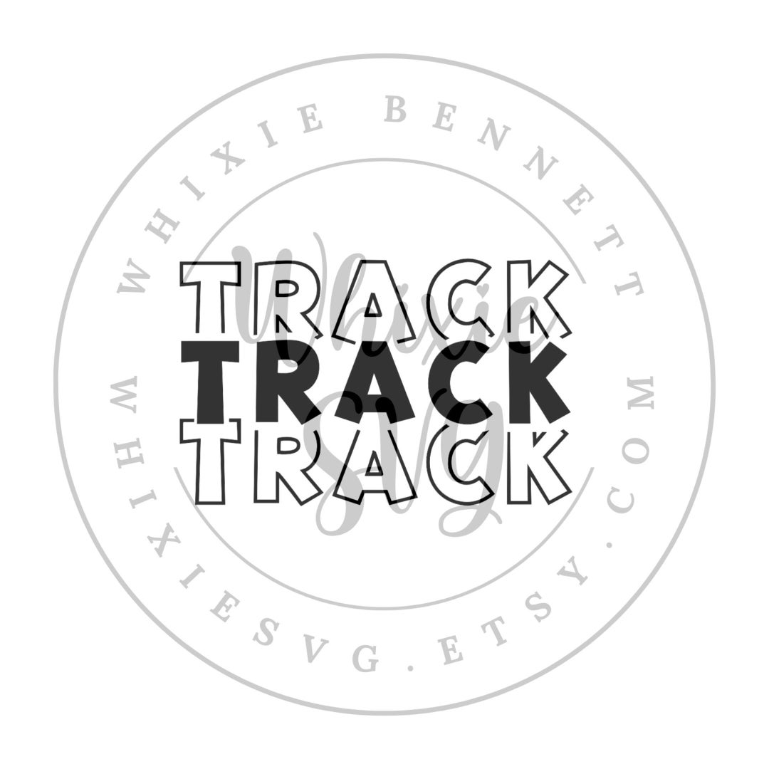 Track SVG Design Track PNG Design Track Print File Track Etsy