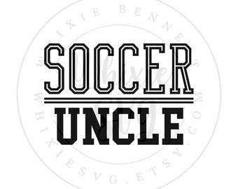 Soccer Uncle SVG PNG: Sublimation Design (Digital Download)
