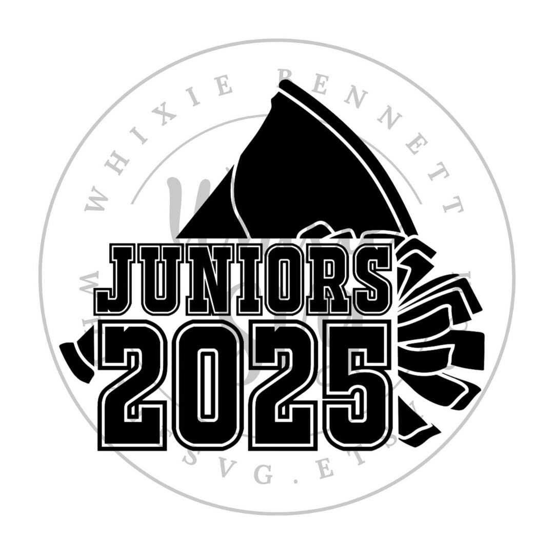 Cheer Juniors 2025 SVG Design Cheer Juniors 2025 PNG Design Cheer Class of 2025 Juniors