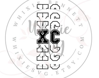 XC SVG-Design, Cross Country PNG-Design, Cross Country Cut-Datei, Cross Country-Shirt-Design, Cross Country Sublimationsdesign