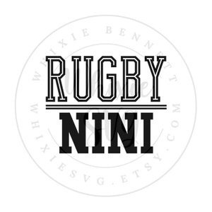 Rugby Nini SVG, Rugby Nini PNG, Descarga digital de Rugby Nini, Archivo de corte de Rugby Nini, Diseño de sublimación de Rugby Nini, Diseño de regalo de Rugby Nini