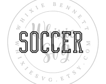 Soccer SVG Design: PNG, Cut File, Shirt Design (Digital Download)